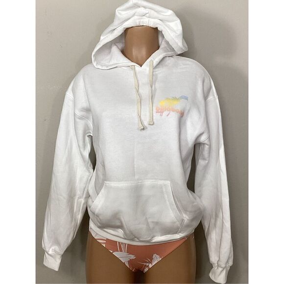 New. Billabong white hoodie sweatshirt. Medium. Retails. $49 - Picture 2 of 6